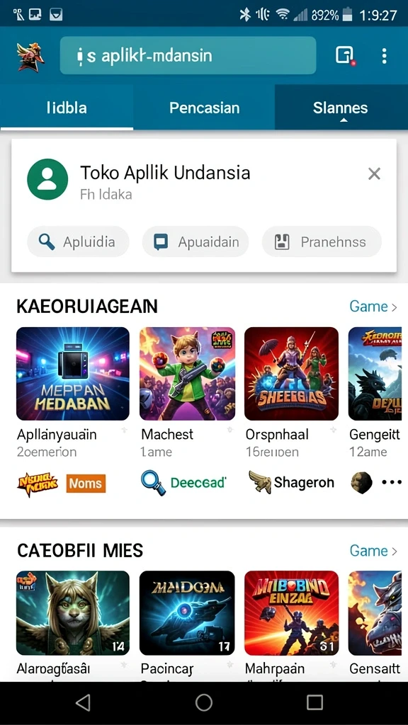alvendo - Screenshot menunjukkan momen seru dalam permainan yang menantang.