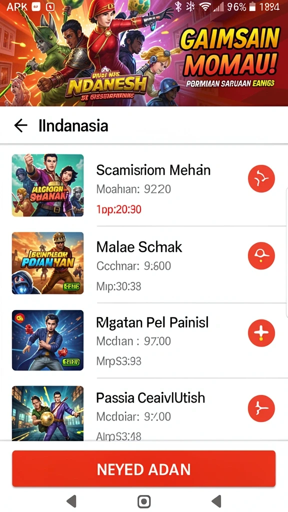 cemara77 - Tampilan antarmuka yang intuitif dan menarik.