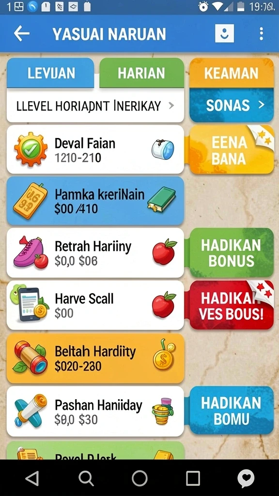 d200m - Tampilan layar awal D200M yang menarik.