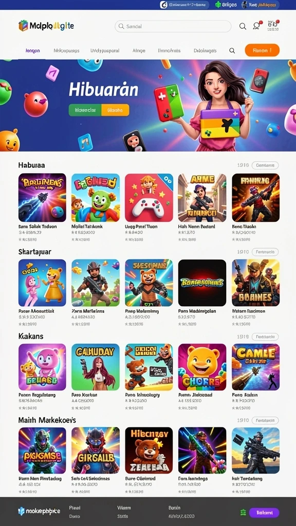 kkrp - Screenshot menampilkan layar permainan dengan aksi seru dan grafis indah.