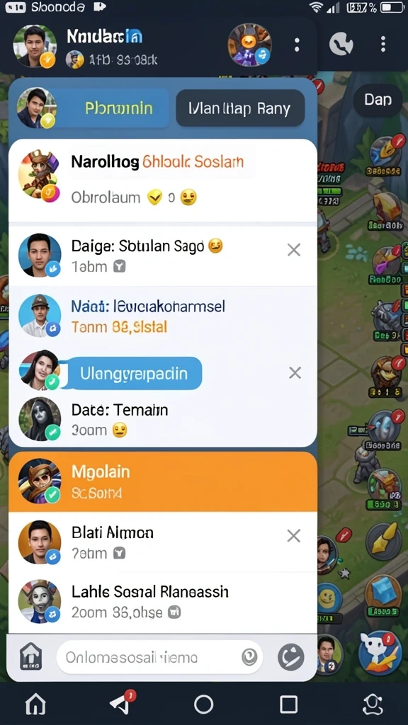 li789 - Tangkapan layar memperlihatkan berbagai karakter unik dalam LI789.