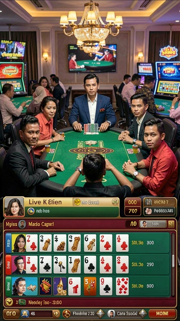 marina77 - Screenshot menampilkan fitur multiplayer bersama teman.