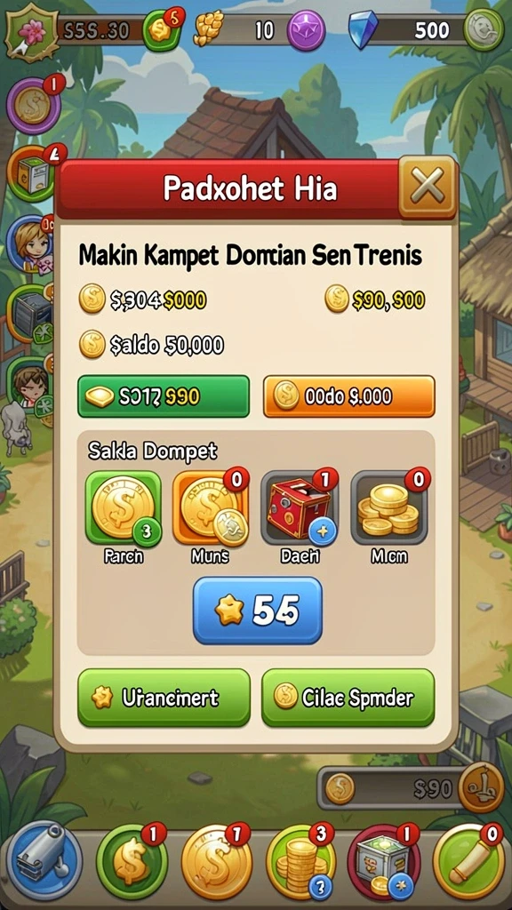 qt777 - Screenshot fitur bonus yang menguntungkan pemain.